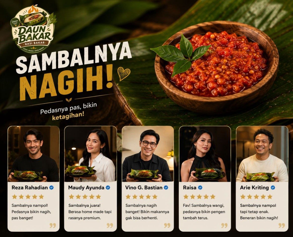 Review terbaik dari pelanggan yang menikmati Nasi bakar enak
