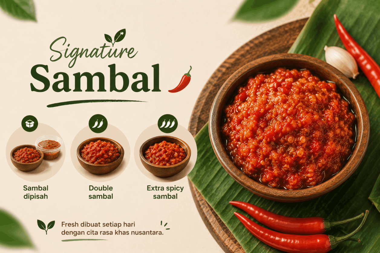 Customize your meal untuk menikmati Nasi bakar enak yang lebih lengkap