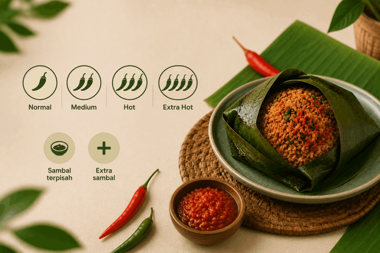 Temukan informasi layanan dan Nasi bakar enak di halaman FAQ